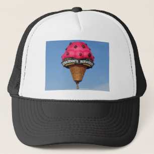 Ice Cream Cone Hot Air Balloon Trucker Hat