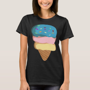 Ice Cream Cone  Ice Cream For Girls & Women T-Shirt