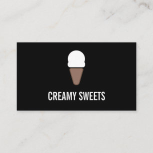 Ice Cream Cone Icon Business Card