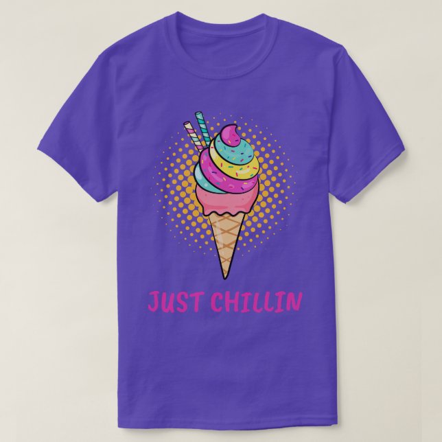 Ice Cream Cone Just T-Shirt (Design Front)