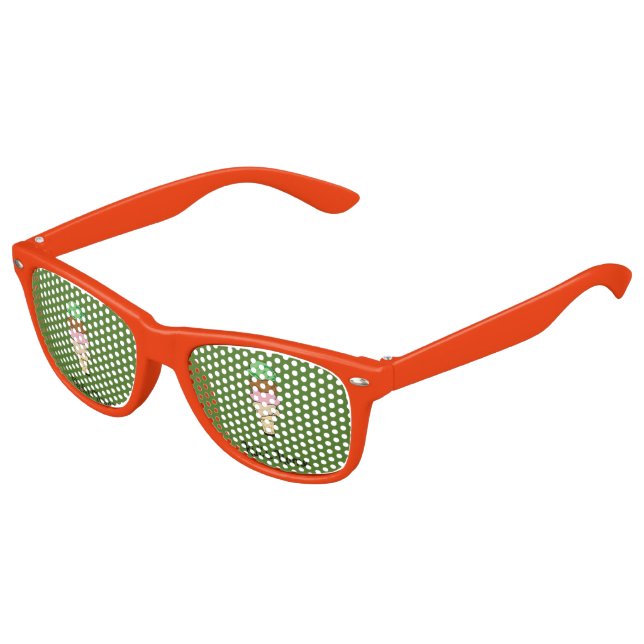 Ice Cream Cone Kids Sunglasses (Angled)