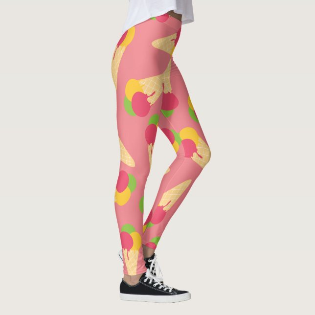 Ice Cream Cone Leggings (Right)
