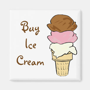 Ice Cream Cone Magnet
