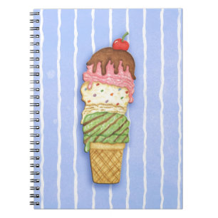Ice Cream Cone Notebook