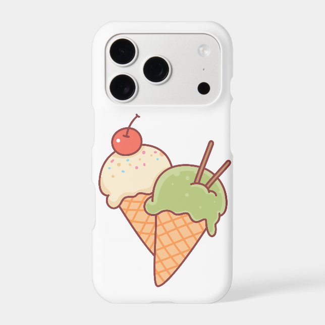 Ice Cream Cone Phone Case (Back)