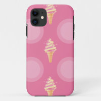 ice cream cone pink