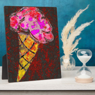 Ice Cream Cone Plaque