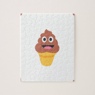 ice cream cone poo emoji jigsaw puzzle