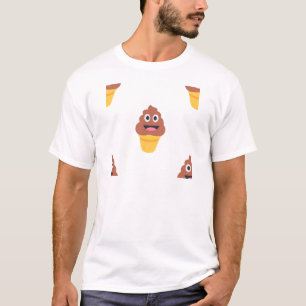 ice cream cone poo emoji T-Shirt