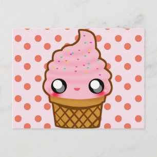 Ice Cream Cone Postcard