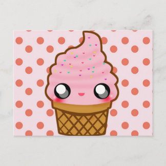 Ice Cream Cone Postcard