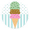 Ice Cream Cone Stickers