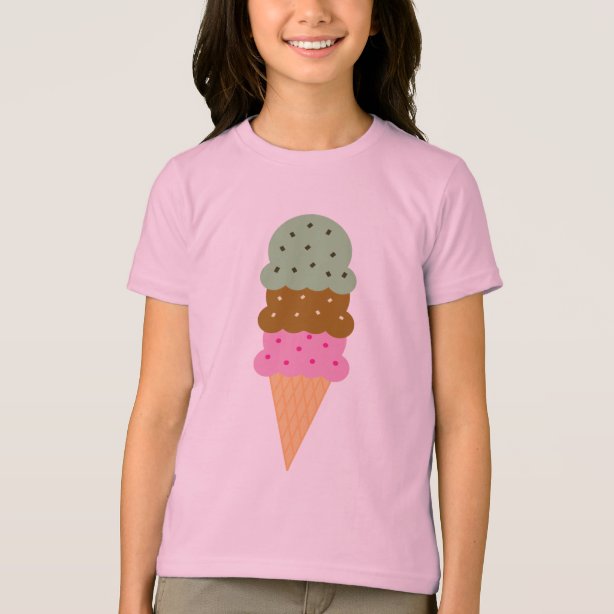 T-shirt à Manches Longues Enfant Joy Ice Cream Cone - Taille S (6-8 Ans) - Occasion Très Bon État