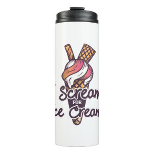 Ice Cream Cone Thermal Tumbler