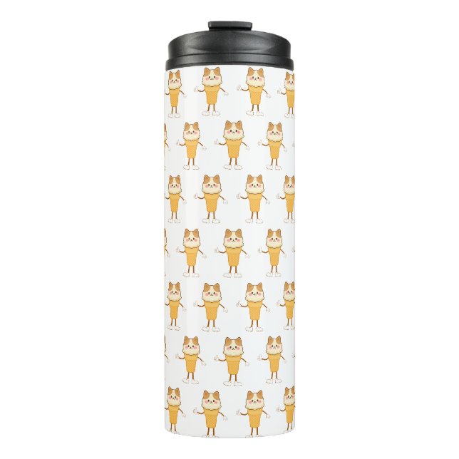 ice cream cone thermal tumbler (Front)