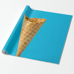Ice cream cone wrapping paper