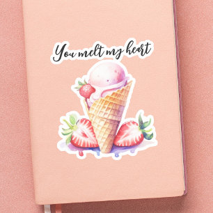 Ice cream cone you melt my heart