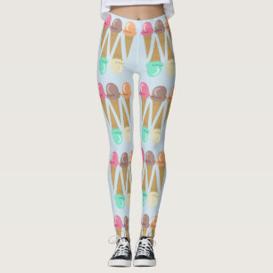 Ice Cream Cone Zone Leggings