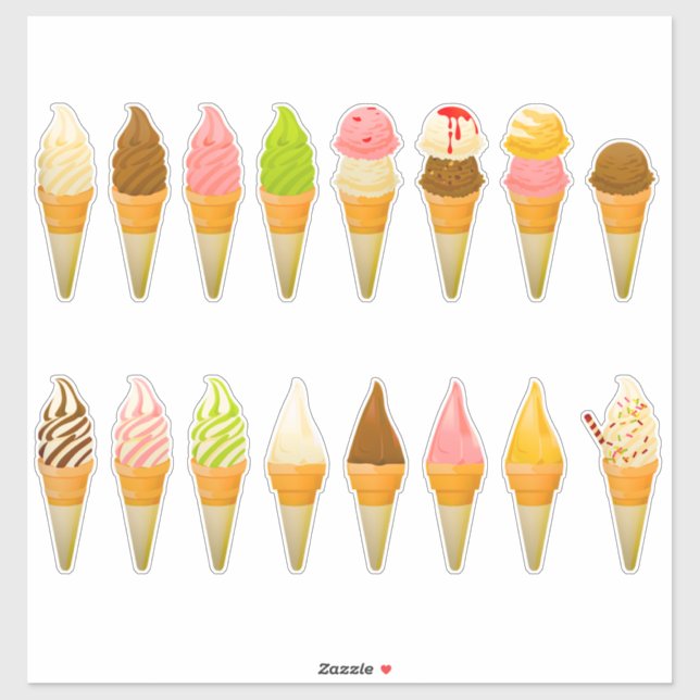Ice cream cones (Sheet)