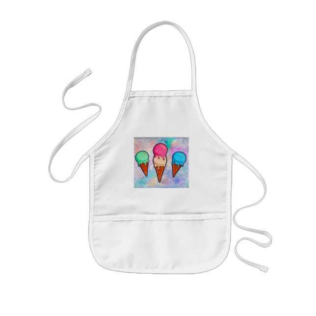 Ice Cream Cones Apron (Front)