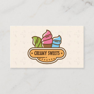 Ice Cream Cones Business Card