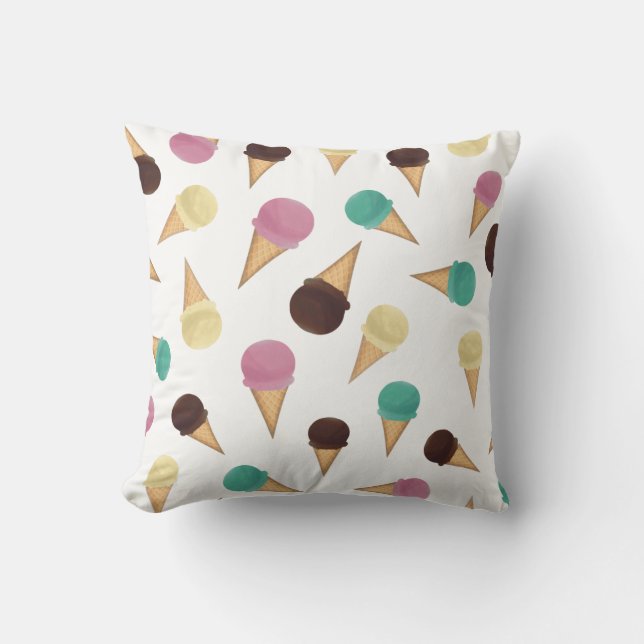 Ice cream cones cushion (Front)
