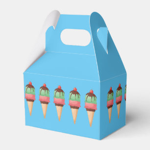 Ice Cream Cones Favour Box