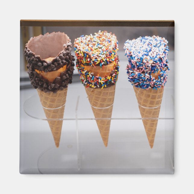 Ice Cream Cones Magnet (Front)