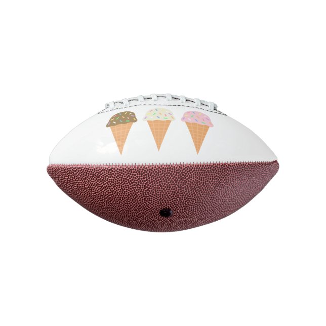 Ice Cream Cones Mini Football American Football (Rotated 270)
