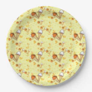 Ice Cream Cones Paper Plate