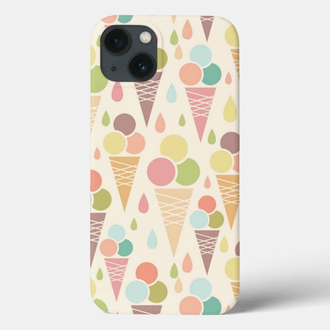Ice cream cones pattern Case-Mate iPhone case (Back)