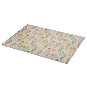 Ice cream cones pattern cutting board
