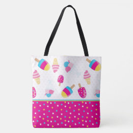 Ice Cream Cones, Sundaes, and Bars Tote Bag