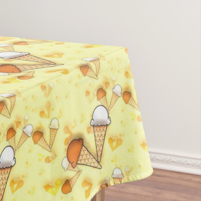 Ice Cream Cones Tablecloth (In Situ)