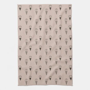 Ice Cream Cones Tea Towel