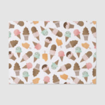 Ice Cream Cones Tissue Paper