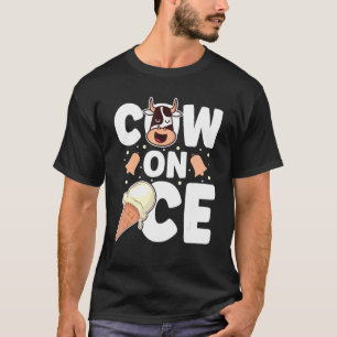 Ice Cream Cows On Ice Summer Popsicle T-Shirt