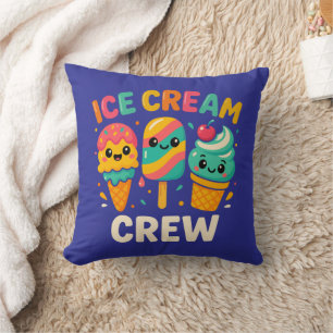 Ice Cream Crew Cute Ice Cream Cushion