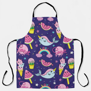 Ice Cream: Cute Seamless Apron
