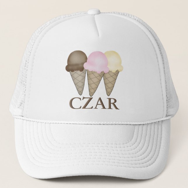 Ice Cream Czar Trucker Hat (Front)
