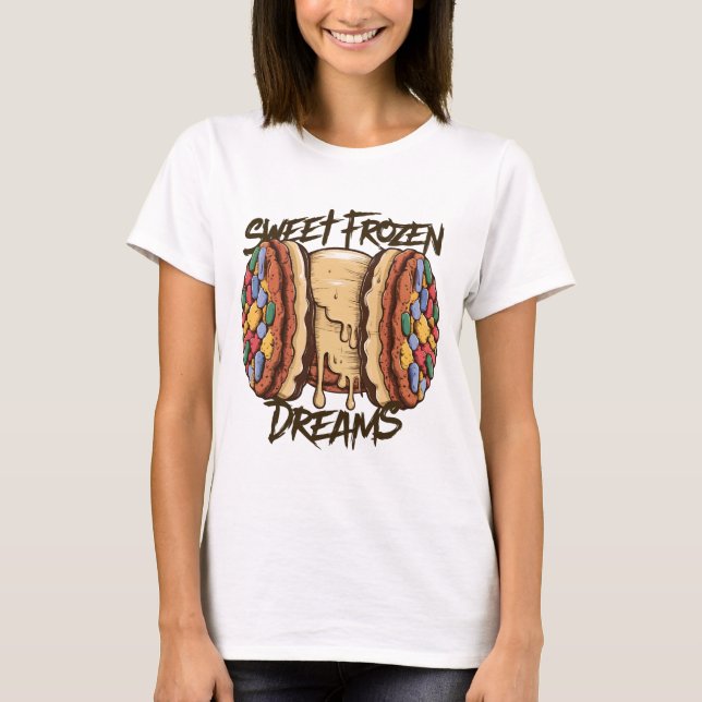 Ice Cream Day Sweet Frozen T-Shirt (Front)