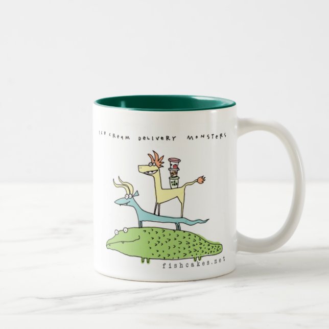 Ice Cream Delivery Monsters - mugs (Right)