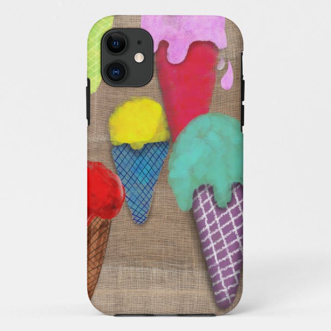 Ice-cream dessert iPhone / iPad case (Back)
