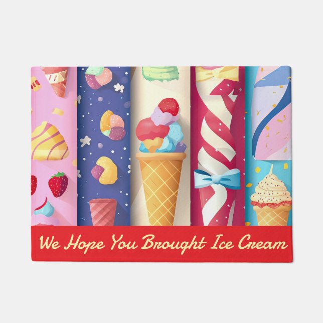 Ice Cream Doormat (Front)