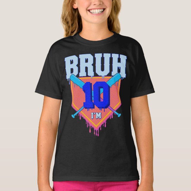 Ice Cream Drip 1 Year Old Boy Shirt (Front)