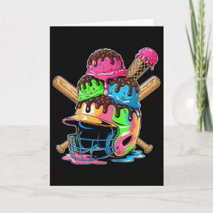 Ice Cream Drip Bysebyll Drip Helmet For Youth Boys Card