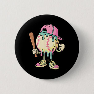 Ice Cream Drip Bysebyll Spots Bysebyll Drip For Gi 6 Cm Round Badge
