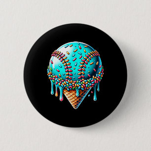 Ice Cream Drip Bysebyll Stuff Bysebyll Drip Cone B 6 Cm Round Badge