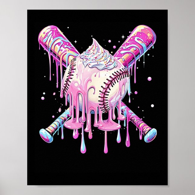 Ice Cream Drip Bysebyll Stuff Bysebyll Drip For Bo Poster (Front)