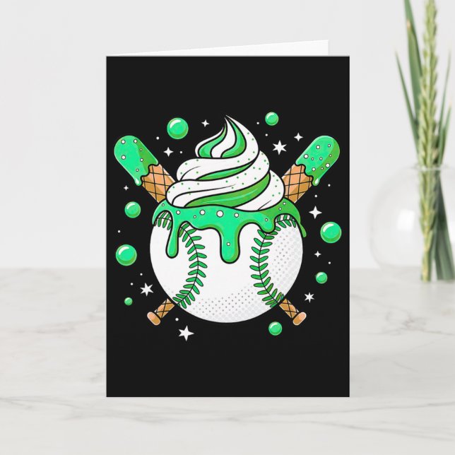 Ice Cream Drip Bysebyll Stuff Shirt Stuff Bysebyll Card (Front)
